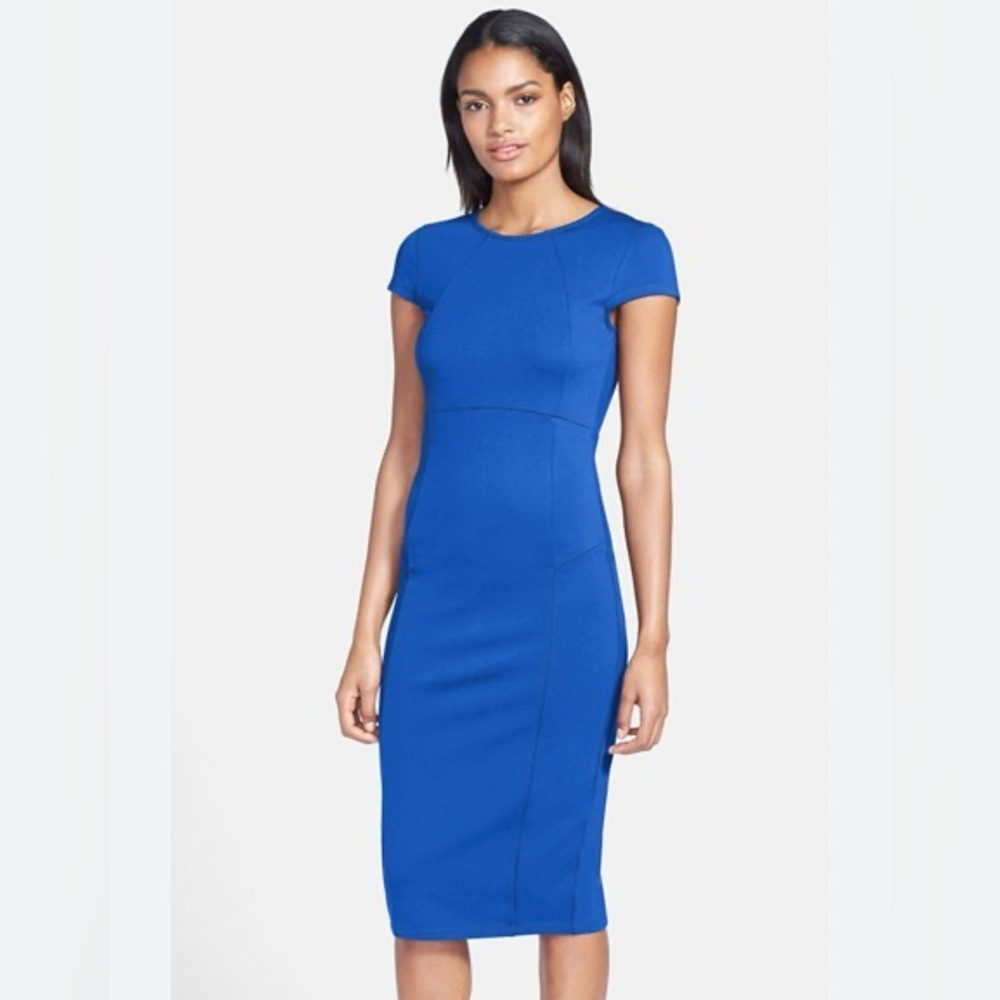 Felicity & Coco Vibrant Blue Pencil Dress